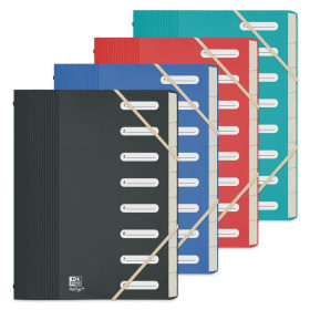 Trieur oxford school life recycle a4 8p pp op assorti