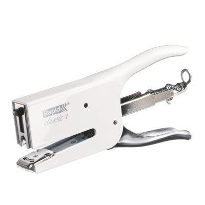 Pince-agrafeuse k1 retro classic rapid, blanc