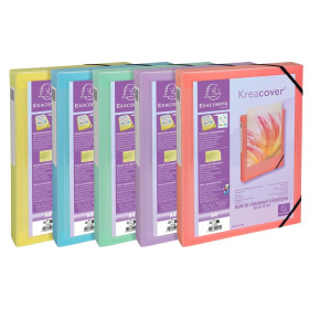Bte class.élast. d40 pp kreac pastel ass