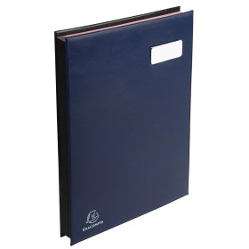 Parapheur expanse 24 comp. bleu foncé