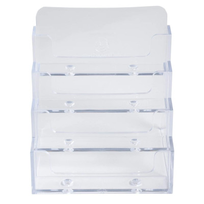 Distributeur cartes visite 4case cristal