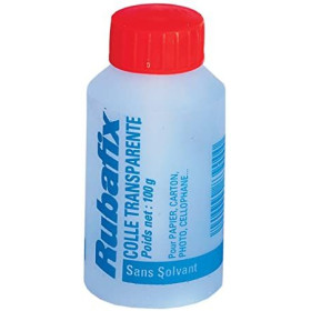 Colle forte transparente rubafix esselte, pinceau, 100g