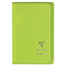 Koverbook carnet piqué polypro transparent 9x14cm 96p q.5x5 coloris assortis