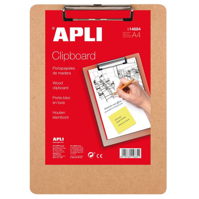 PORTE-BLOC WOOD A4