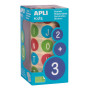 R. gom rondes abc majuscule 20mm multico