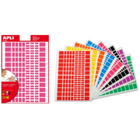 P18f 2592 gommettes rectangles
