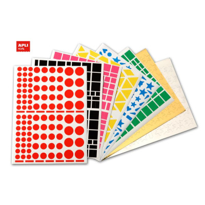 P60f 7032 gommettes assorties