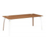 Xenon merisier italien bureau pieds metal l.170 3c