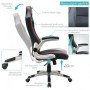 Fauteuil de bureau pied chrome centor