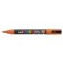 Uniball posca trait moyen 2.5mm pointe conique pc5m orange foncé