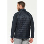 Veste type doudoune étanche bi-matière unisexe manches longues taille m