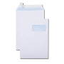 Bte 250 pochettes 229 x 324 Blanc 90 Grs avec Fen110 x 50 patte auto-adhésive
