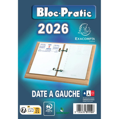 Exa bloc ephemeride date a gauche 31112e