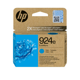 HP 924e EvoMore - Cyan - original - cartouche d'encre - pour Officejet Pro 8130e