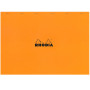 Bloc agrafé rhodia orange n°38 42x31,8cm 80f q.5x5 80g