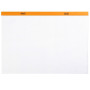 Bloc agrafé rhodia orange n°38 42x31,8cm 80f q.5x5 80g