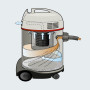Aspirateur eau et poussière KETOS N 81/2 K 2600W 80L - 69db - câble 10m