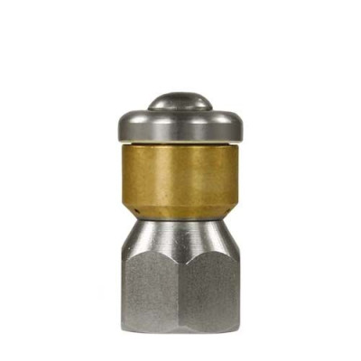 14C - BUSE ROTATIVE SANS JET FRONTAL POUR NETTOYER LES PAROIS DES CANALISATIONS