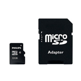 Philips MicroSDHC 32Go + adaptateur Class 10