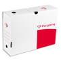 Boite d'archives 150mm PRG automatique D15CM ROUGE/BLANC
