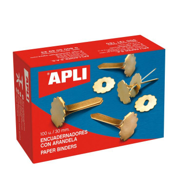 Boite 100 ATTACHES PARISIENNES 30MM.