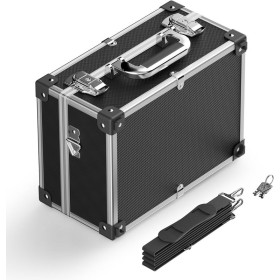 Mallette en PVC 32x23x16cm Verrouillable Bords renforcés Cadre en Aluminium Vali