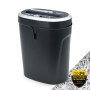 Destructeur de documents coupe croisée 10 Feuilles CD et DVD grand bac de 21L