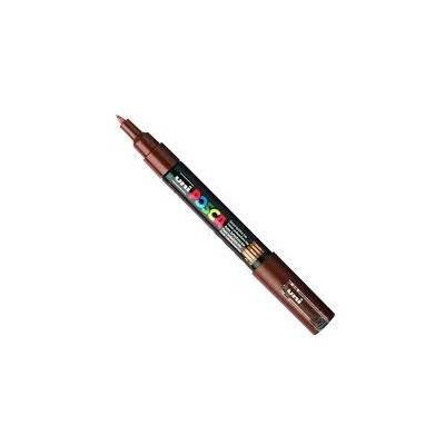Uniball posca marqueur peinture à eau, encre à pigmentation marron, pointe extra