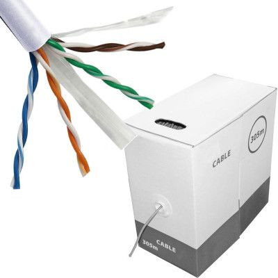 Cable réseau BOITE 305M - F/UTP 4P CAT6 ZH VIOLET Full Cu HQ 350MHZ