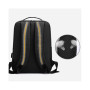 Sac à Dos Urbain 15,6 Pouces Polyester Oxford Rectangulaire Multipoches USB Noir