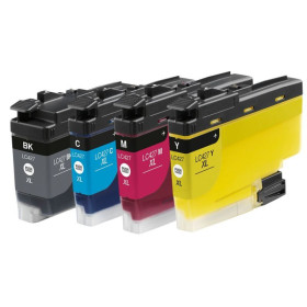 Brother 427XL - Pack x 4 jet d'encre équivalent à LC427XL - Black Cyan Magenta Y