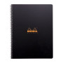 Notebook rhodiactive 90g ri a4+ 160p q.5x5+c mcrprf. 9tr règle pp +6 m-p reposit