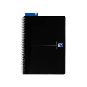 Cahier oxford essentials integrale 210x297 180p optik p. q5+tag noir