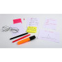 Etui 100 f.bristol blanc 105/148 5x5