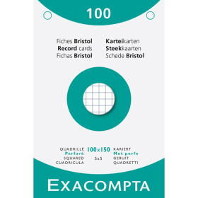 Etui 100f bristol blc 100/150 5x5 perf