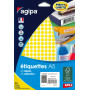 ETUI A5 2940 Etiquettes JAUNE DIAM 8