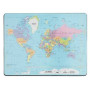 DURABLE Sous-main mappemonde, plastique