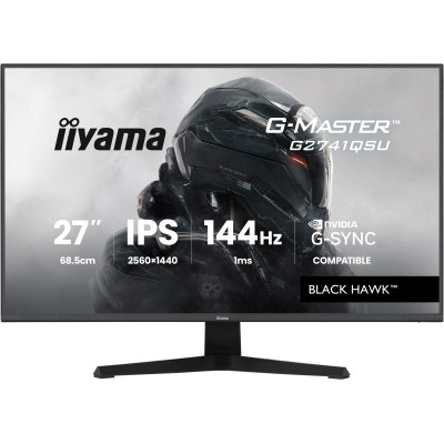 Ecran 27 iiyama G-MASTER Black Hawk Dalle IPS 2.5KHD 75 Hz  HDMI DisplayPort DP