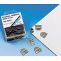 WEDO Paquet de 100 Coins de lettre, en métal brillant