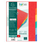 Intercal. a4 carte lustree 6 positions