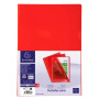 SACH 10 POCHETTES COINS PVC ROUGE
