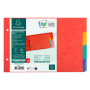 Intercalaires 14,8x21 carte lustrée 4Pos