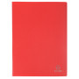 PORTE-VUES PP A4 60 VUES ROUGE