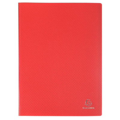 PORTE-VUES PP A4 60 VUES ROUGE