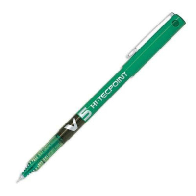 Pilot stylo roller v5 fin vert 085710
