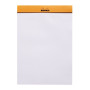 Bloc agrafé Rhodia ORANGE N°16 14,8x21cm 80f uni 80g