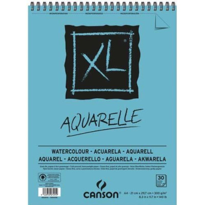 Canson bloc 30f xl aquarel 300g a4 c400039170