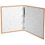 Classeur PP Rembordé 4anx 30mm A4 Orange