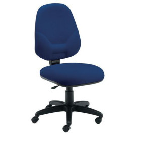 Siège Scoop assise et haut dossier tissu Bleu Outremer