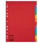 Intercalaire carton, a4, 12 touches esselte, multicolore